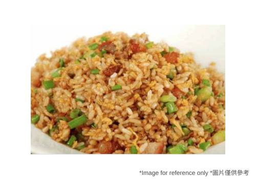 BBQ Pork Egg Fried Rice / (歡樂餐)叉燒炒飯